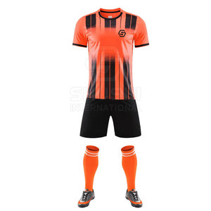 Vente en gros 2025 – Maillot de football unisexe pour adulte, 100 % polyester, manches courtes, séchage rapide, toutes saisons, couleur personnalisée, haute qualité - Product Image 3