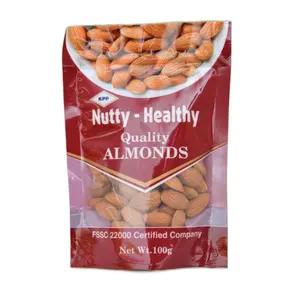 Kacang almond premium 100 gm kelas atas dikemas dengan nutrisi grosir tersedia dalam jumlah besar