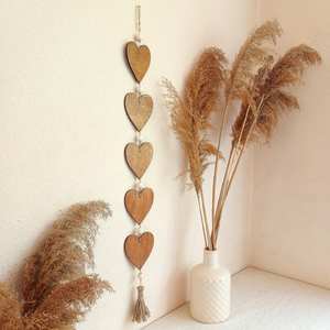 Colgante de pared tribal único con patrones tejidos a mano, panel de decoración de algodón para mercados artesanales, colgante de pared hecho a mano de madera - Product Image 1