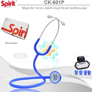 Stéthoscope d'étudiant à double tête de haute qualité avec source d'alimentation manuelle conçue avec précision - Product Image 4
