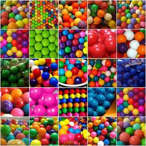 Halal kustom ukuran penuh warna bola besar bentuk bulat gelembung permen karet rasa buah permen karet - Product Image 2