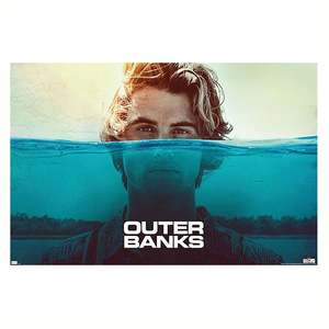 Póster de la serie de televisión Outer Banks, estilo acuarela, arte de pared en papel original de Netflix - Product Image 2