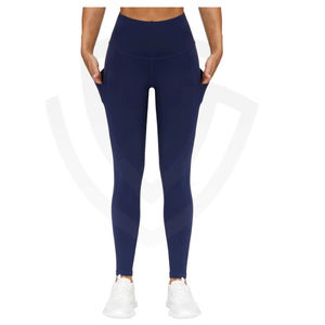 Leggings de Yoga Personalizados de Alta Calidad para Mujer, Diseño Sólido a Cuadros, Transpirables, Ropa Deportiva para Gimnasio, Cintura Elástica, Fitness - Product Image 1