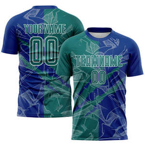 Camisetas de fútbol de secado rápido hechas a medida al por mayor, uniformes de fútbol cómodos con sublimación, camisetas deportivas - Product Image 1