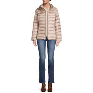 2025 dames XL taille hiver doudoune mince coton rembourré à capuche manteau matelassé broderie Nylon respirant-vente en gros pour les femmes - Product Image 3