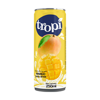 Tropi 250Ml Blik Vers Gemengd Vruchtensap Frisdrank-Vers En Gezond-Private Label Fabrikant Vietnam Custom Logo