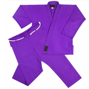 Cómodo y duradero 100% algodón BJJ Gi Jiu Jitsu Kimono secado rápido transpirable uniforme de artes marciales para hombres adultos - Product Image 1