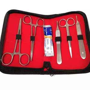 Kit de formation de suture chirurgicale en acier inoxydable hospitalier certifié ISO 13485 CE ensemble d'instruments de dissection manuelle pour école d'infirmières - Product Image 6