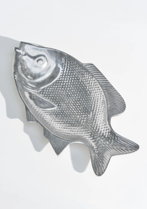 Vente en gros Plateau à poisson pour l'occasion de Noël Plateau de service en métal Plat décoratif en aluminium Plateau en métal contemporain Vaisselle unique - Product Image 3