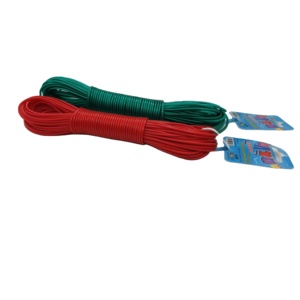 Corde à linge en PVC de 20 m en gros, durable, pour intérieur et extérieur, séchoir à linge en plastique - Product Image 6
