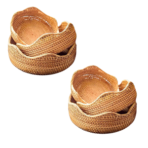 PANIER EN ROTIN pour afficher des décorations saisonnières, ajouter une touche festive à votre maison tout en gardant tout organisé - Product Image 1