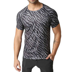 T-Shirt Sublimation T-Shirts Causal Wear OEM Gym Wear Sublimation Printing t-Shirt Impression personnalisée Summer Beach - Product Image 1