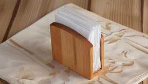 ที่ใส่กระดาษเช็ดปากทำจากไม้แบบปรับแต่งสีสำหรับบ้านโรงแรมคาเฟ่ร้านอาหาร - Product Image 2