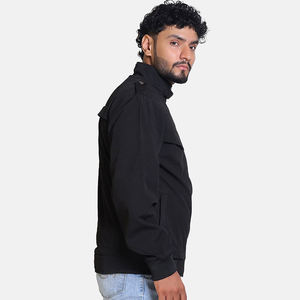 Veste matelassée légère en toile décontractée pour homme et femme, imperméable, brodée, technique, à capuche, coupe-vent, devant - Product Image 5