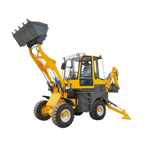 Cargadora de Ruedas Amarilla, Retroexcavadora Compacta con Motor Diésel, Equipo de Construcción - Product Image 5