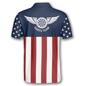 เสื้อทีมลูกดอกแบบมืออาชีพพิมพ์ลายเองพร้อมโลโก้ผู้เล่นวัสดุโพลีเอสเตอร์น้ำหนักเบาสำหรับผู้เล่นกีฬา - Product Image 3