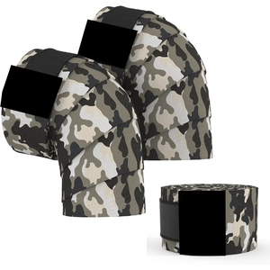 Bandes de soutien pour les poignets et les genoux pour l'entraînement physique et la musculation, qualité supérieure, matériau élastique pour la musculation lourde - Product Image 1