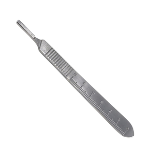 Manche de scalpel chirurgical médical en acier inoxydable réutilisable, instrument de chirurgie orthopédique vétérinaire avec étiquette privée - Product Image 1