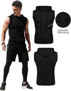 Chaleco deportivo sin mangas para hombre, camiseta sin mangas para entrenamiento de gimnasio, ropa deportiva transpirable de secado rápido para correr y entrenar - Product Image 4