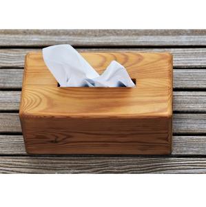 Caja de Madera Premium para Guardar Pañuelos, Acabado Liso, Cubierta Decorativa para Pañuelos - Product Image 1
