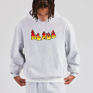 Sudaderas Extra Grandes Personalizadas 100% Algodón para Hombre, Lisas, 500gsm, Talla Grande, con Logotipo Bordado o Impreso Personalizado - Product Image 1