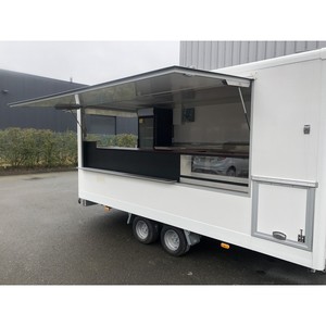 Venta de camiones móviles de comida rápida a granel, precios económicos, remolques totalmente equipados, bodegas, hoteles, industrias de barbacoa, estado usado, todo el equipo - Product Image 5