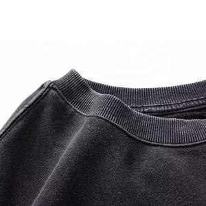 Sudadera de Forro Polar con Cuello Redondo para Hombre, Barata, al por Mayor, Más Vendida, Color Sólido, Mangas Largas, Logotipo Personalizado, Sudaderas Básicas para Hombre - Product Image 2