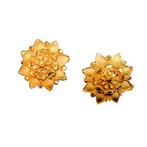 Super Selling <b>Earrings</b> <b>Set</b> with Traditional Designed 22CT <b>Gold</b> Plated <b>Earrings</b> Jewelry for Women Wear by Exporters - Product Image 1