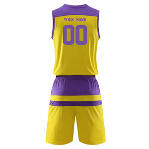 Maillot de basket-ball pour hommes sur mesure uniforme de football américain à col en V avec sublimation et manches courtes - Product Image 5