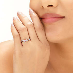 แหวนค็อกเทลรูปกรงเล็บสีเหลืองทองวินเทจแบบใหม่ - Product Image 2