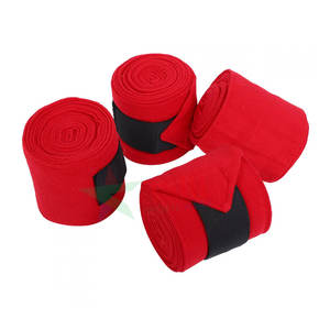 Bandages de polo en polaire de haute qualité avec logo personnalisé Fabrication personnalisée de bandage de jambe de cheval durable - Product Image 4