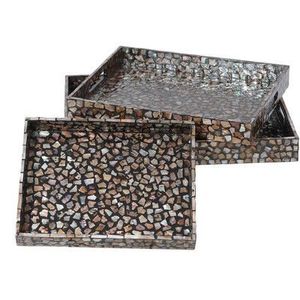 Plateau de service Pearl MOP avec finition lisse parfait pour servir des collations, des boissons et des desserts lors d'événements spéciaux - Product Image 3