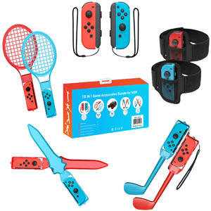 Kit de jeu compatible 10-en-1 de style classique 2024 pour accessoires de sport Switch pour joueurs NS - Product Image 6