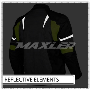 Léger CE approuvé niveau 2 Protection Sportswear imperméable respirant veste d'équitation pour motos grande taille coupe-vent - Product Image 5