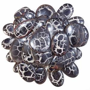 เครื่องประดับที่สวยงามทําเพชรหลวม Septarian การรักษาธรรมชาติร่วงลงอัญมณีกึ่งมีค่า Septarian ในราคาขายส่ง - Product Image 4