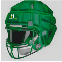 Casque de rugby tendance avec logo personnalisé, en ABS léger, respirant, résistant à l'eau, double visière, casquette de sécurité sportive