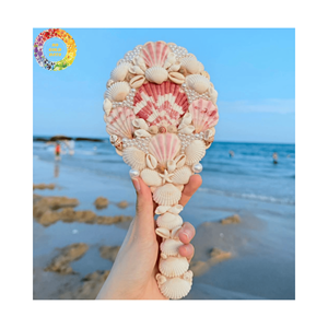 กระจกทะเลทำด้วยมือด้วยหินเปลือกหอยธรรมชาติ | อุปกรณ์เสริมโต๊ะเครื่องแป้งที่ได้รับแรงบันดาลใจจากมหาสมุทร | คุณภาพสูงราคาดีที่สุดจาก99ทองข้อมูล - Product Image 3