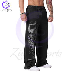 <b>Make</b> <b>Your</b> <b>Own</b> Baggy Fit Sweat Pants Trendy Oversized Trousers With Adjustable Drawstring Waist Comfortable Fit Baggy Sweat Pants - Product Image 1