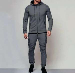 Trajes de chándal de talla XL para hombre, el mejor estilo, de lana transpirable de alta calidad, de secado rápido, con logotipo de tela estampada, talla grande, invierno, buen precio - Product Image 2