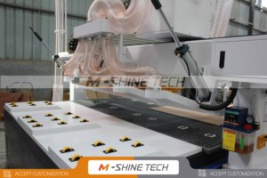 Máquina CNC para trabajar la madera con cambio automático de herramientas, 12 herramientas ATC, para grabado y corte de madera - Product Image 5