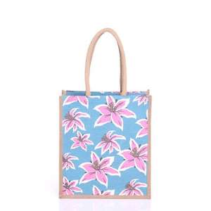 Gran oferta, bolsa ecológica con estampado de yute, el mejor precio de mercado, bolsa de compras de arpillera, productos textiles y de cuero naturales - Product Image 2