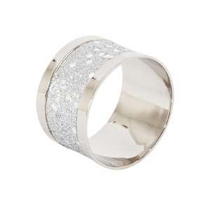 Servilletero con acabado metálico moderno, diseño contemporáneo, decorativo para el hogar, mesa de comedor, inauguración de la casa y regalo de boda - Product Image 2