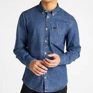 Vente chaude chemise en jean pour hommes de qualité supérieure confortable et respirant 100% coton chaud hiver essentiel - Product Image 1