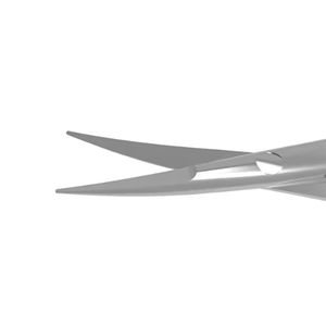 Tijeras de Bordado para Zurdos de Grado Industrial, con Mecanismo de Resorte, Hojas Rectas de Acero, Titanio, Acero Inoxidable Liso - Product Image 4