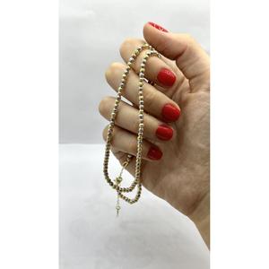 Collana donna Dorica argento con perline argento