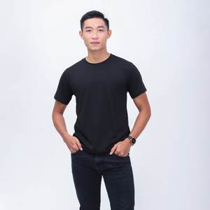 T-shirts pour hommes personnalisés de qualité supérieure avec tissu en coton doux et options OEM ODM du Vietnam - Product Image 6