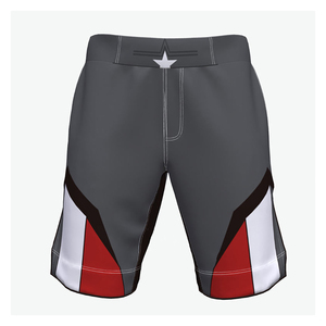 Shorts MMA personnalisés de style urbain, taille élastique, motif uni, tissu en toile imperméable, séchage rapide, respirant, logo personnalisé - Product Image 1