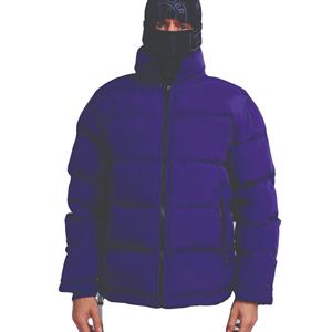 Fabricant personnalisé Logo Vente en gros Hiver Noir Doudoune Fitness Wear Bomber Puffer Veste Hommes 2026 - Product Image 2