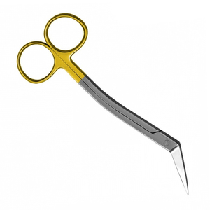 Vente en gros de ciseaux d'opération fins Locklin Ciseaux d'opération de chirurgie plastique allemands en acier inoxydable enduits de couleur or - Product Image 4