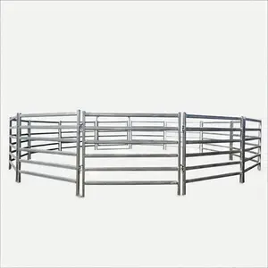 Clôture pour chevaux personnalisée en usine Panneaux de clôture pour enclos ronds portables de sécurité pour chevaux Clôture de ferme